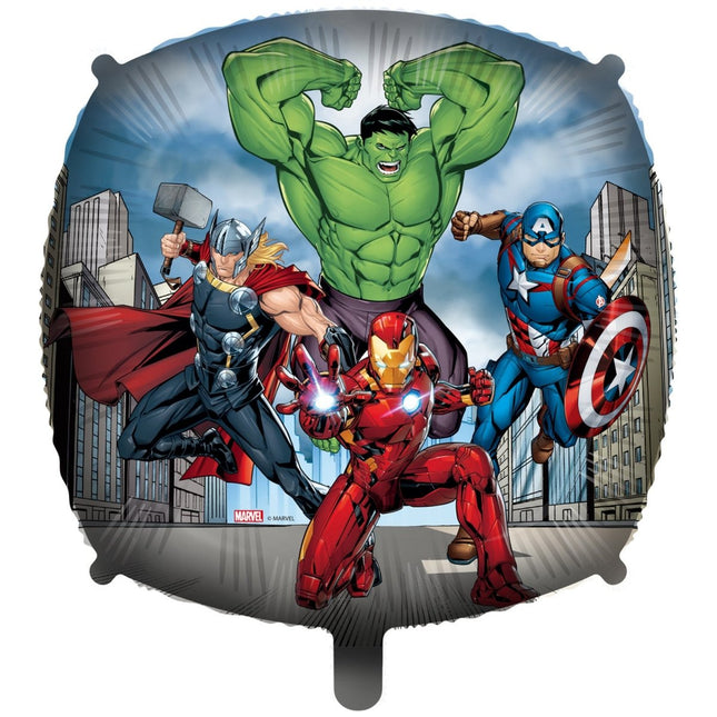 Avengers Helium Ballon Vierkant Leeg 46cm van Procos koop je bij Partywinkel