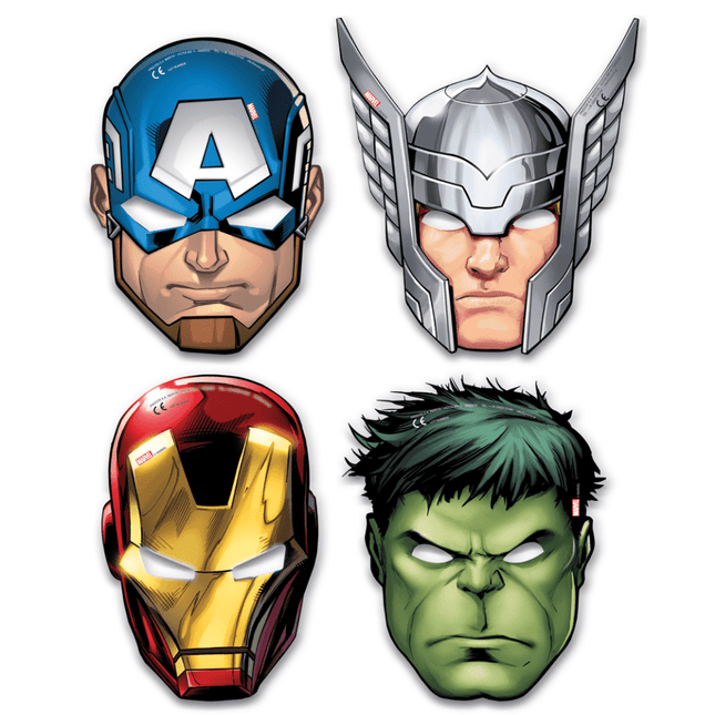 Procos 10210598 Set de fête S Disney Mighty Avengers 52 pièces, 16 Procos 10210598 Set de fête S Disney Mighty Avengers 52 pièces, 16