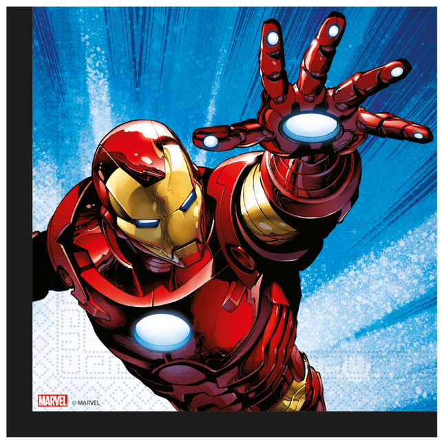 Avengers Servetten 33cm 20st van Procos koop je bij Partywinkel