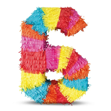 Cyfra 6 – piñata 50 cm