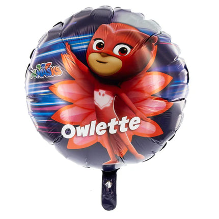 Balonik z helem Pj Masks – Owlette (pusty) 45 cm