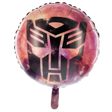 Balonik z helem „Transformers” – pusty, 45 cm