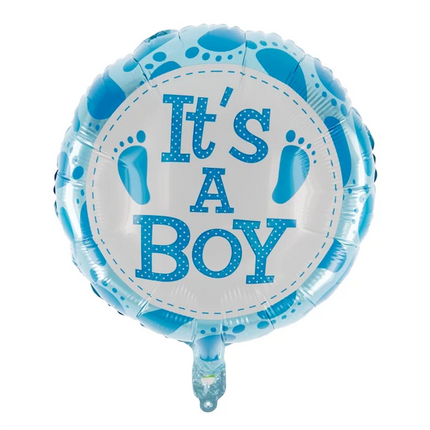 Balonik helowy „It’s a Boy” – pusty, 45 cm