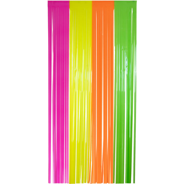 Tęczowa kurtyna do drzwi Neon 2m