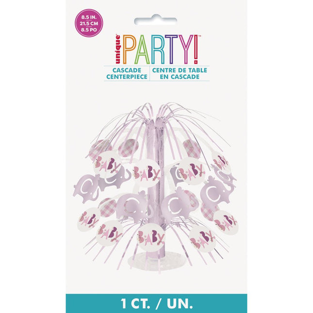 Baby Olifant Tafeldecoratie Roze 21cm van Unique koop je bij Partywinkel