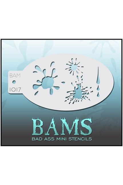Bad Ass Schmink Sjabloon 1017 van Bad Ass Stencils koop je bij Partywinkel