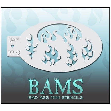 Bad Ass Schmink Sjabloon 1019 van Bad Ass Stencils koop je bij Partywinkel