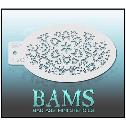 Bad Ass Schmink Sjabloon 1420 van Bad Ass Stencils koop je bij Partywinkel