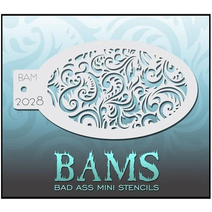 Bad Ass Schmink Sjabloon 2028 van Bad Ass Stencils koop je bij Partywinkel