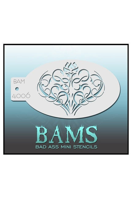 Bad Ass Schmink Sjabloon 4006 van Bad Ass Stencils koop je bij Partywinkel