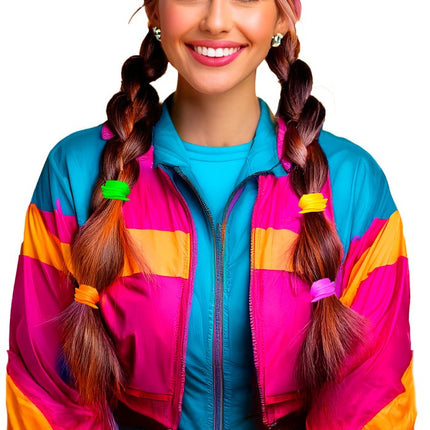 Bag of 5 assorted neon hair bands van Fiestas Guirca koop je bij Partywinkel