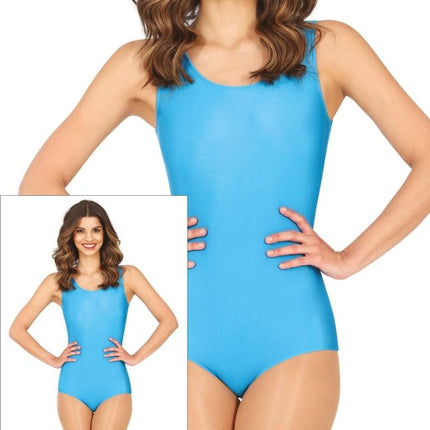 Balletpakje Turquoise Dames Mouwloos van Fiestas Guirca koop je bij Partywinkel