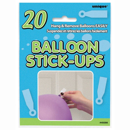 Ballon Plakkers 16cm 20st van Unique koop je bij Partywinkel