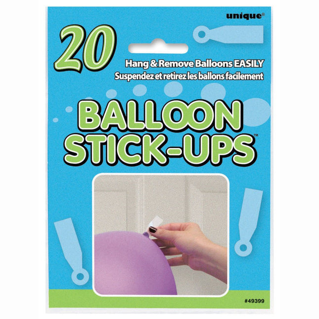 Ballon Plakkers 16cm 20st van Unique koop je bij Partywinkel