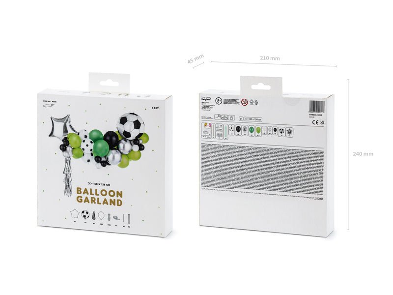 Ballon Slinger Voetbal 15 delig van Partydeco koop je bij Partywinkel