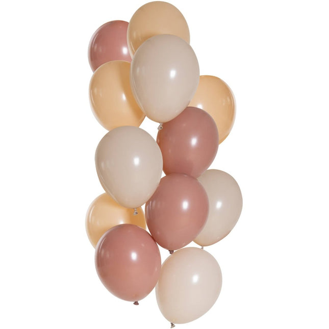 Ballonnen Blush Crush 33cm - 12 stuks van Folat koop je bij Partywinkel