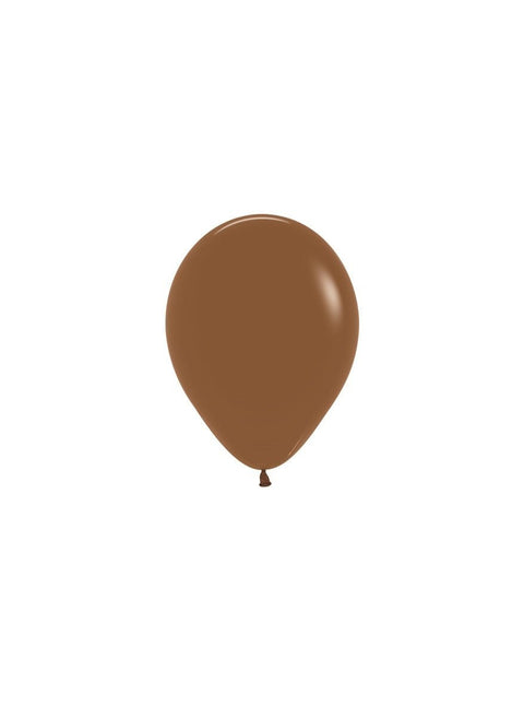 Ballonnen Coffee 12cm 50st van Sempertex koop je bij Partywinkel