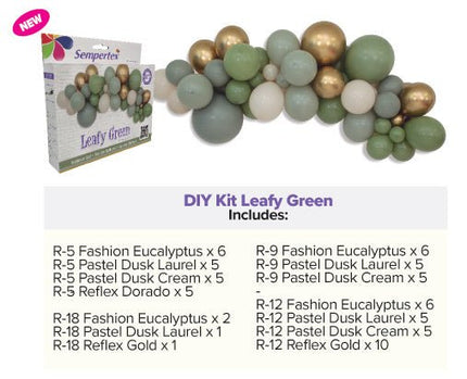 Ballonnen DIY Balloon Kit Leafy Green van Sempertex koop je bij Partywinkel