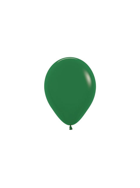 Ballonnen Forest Green 12cm 50st van Sempertex koop je bij Partywinkel
