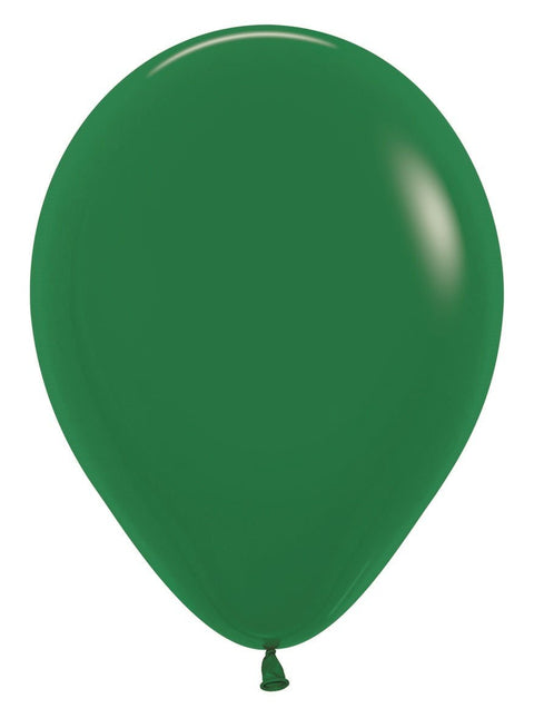 Ballonnen Forest Green 30cm 12st van Sempertex koop je bij Partywinkel