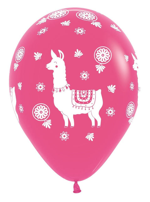 Ballonnen Lama Mix 30cm 25st van Sempertex koop je bij Partywinkel