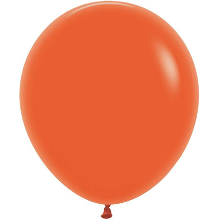 Ballonnen Orange 45cm 25st van Sempertex koop je bij Partywinkel