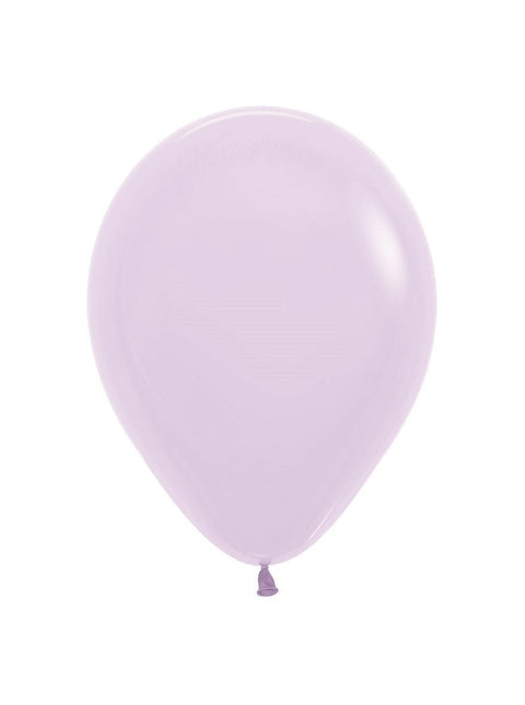 Ballonnen Pastel Matte Lilac 23cm 50st van Sempertex koop je bij Partywinkel