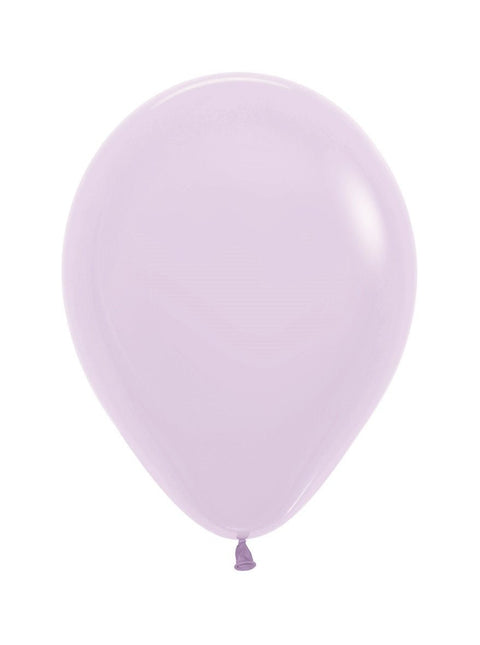 Ballonnen Pastel Matte Lilac 25cm 100st van Sempertex koop je bij Partywinkel