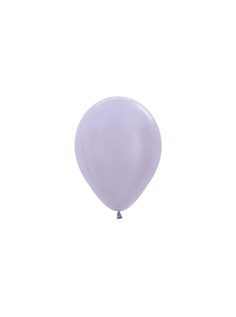 Ballonnen Pearl Lilac 12cm 50st van Sempertex koop je bij Partywinkel