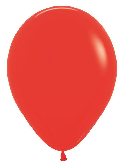 Ballonnen Red 30cm 50st van Sempertex koop je bij Partywinkel