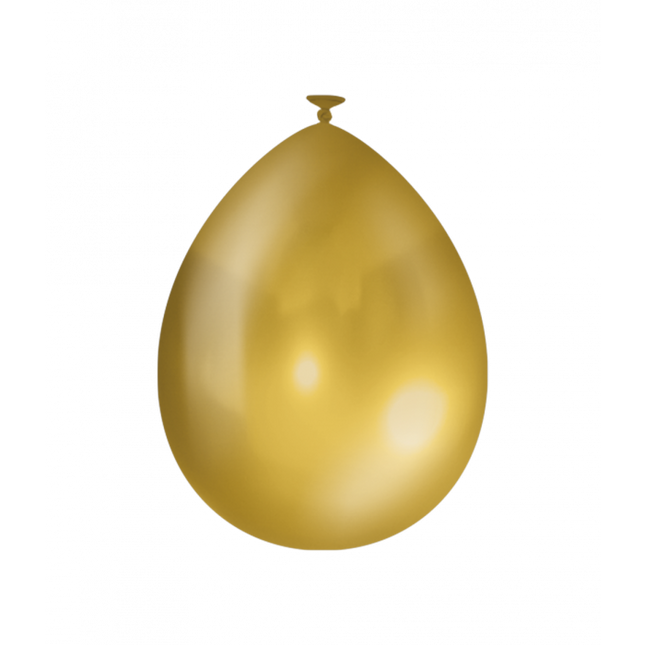 Balony metaliczne 50 szt. - Złote