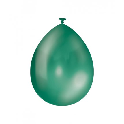 Balony zielone metaliczne 30cm 50szt