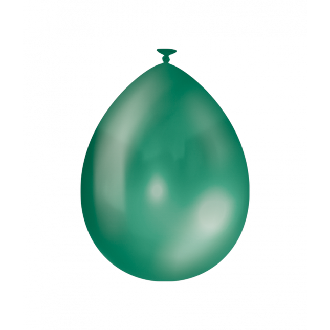 Balony zielone metaliczne 30cm 50szt