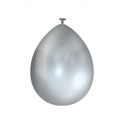 Balony metaliczne 50 szt. - Srebrne