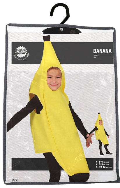 Bananenpak Kind Geel van Fiestas Guirca koop je bij Partywinkel