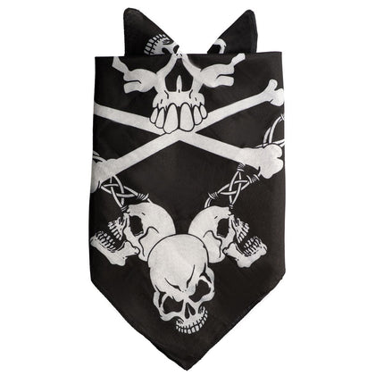 Bandana Schedel 55cm van Partychimp koop je bij Partywinkel