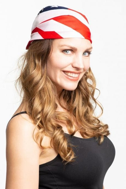 Bandana Usa 55cm van Partychimp koop je bij Partywinkel