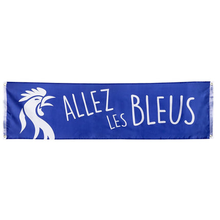 Banner Allez Les Bleus 1,8m van Boland koop je bij Partywinkel