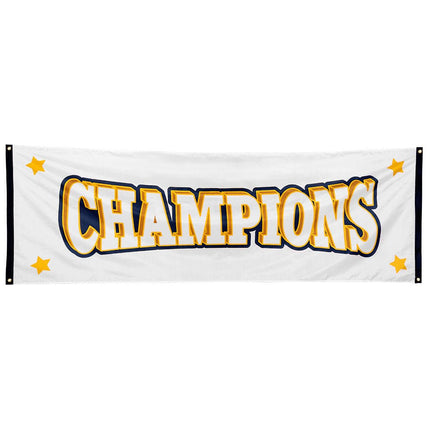 Banner Champions 2,2m van Boland koop je bij Partywinkel