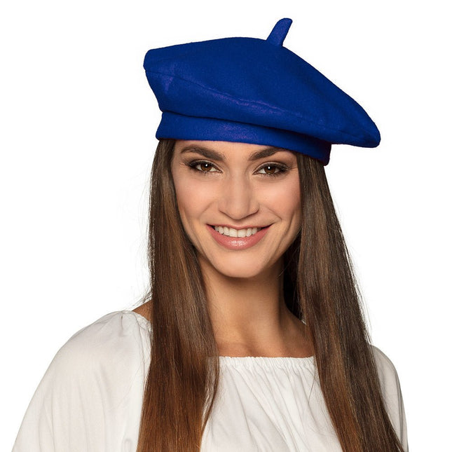 Baret Blauw van Boland koop je bij Partywinkel