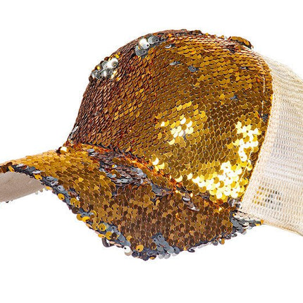 Baseball cap pailletten - Partywinkel - 8720059063925
