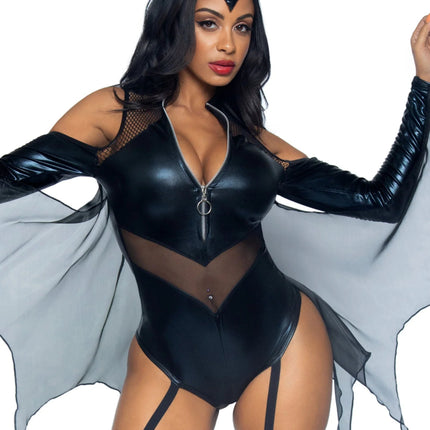 Batgirl Kostuum Dames Bodysuit Leg Avenue - Partywinkel - 714718558066