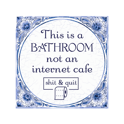 Bathroom Delftsblauw Tegel - Partywinkel - 8716764247262