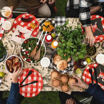 BBQ Borden 26x26cm van Partydeco koop je bij Partywinkel