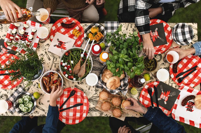 BBQ Borden 26x26cm van Partydeco koop je bij Partywinkel