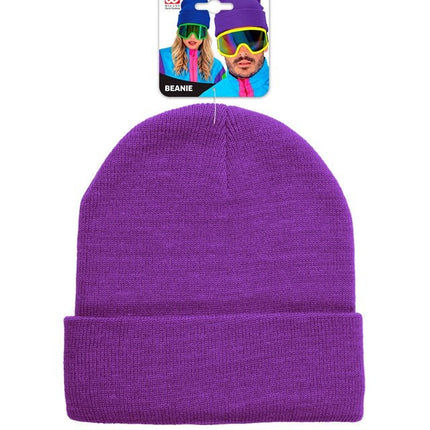 Beanie Paars van Widmann koop je bij Partywinkel