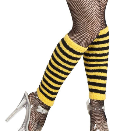 Beenwarmers Geel Zwart van Boland koop je bij Partywinkel