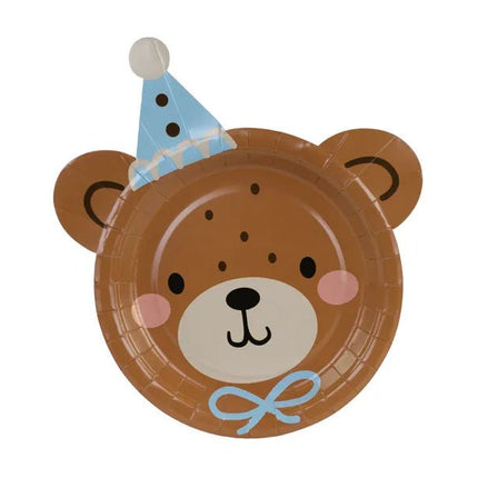 Beer Borden 21cm 6st van Partydeco koop je bij Partywinkel