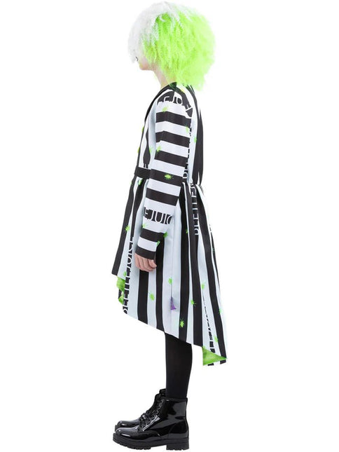 Beetlejuice Kostuumjurk met Dipped Hem Rok van Smiffys koop je bij Partywinkel
