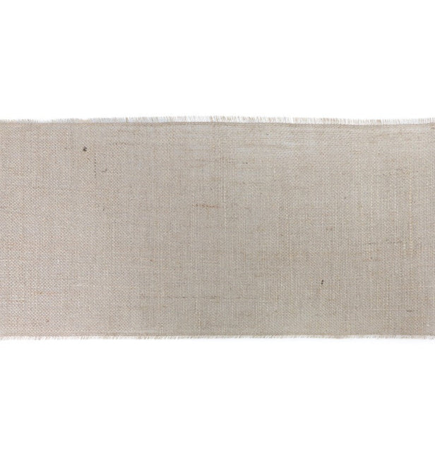 Beige Tafelloper Jute 5m van CHAKS koop je bij Partywinkel